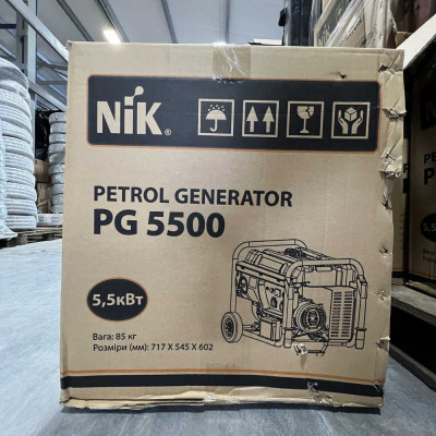 Генератор бензиновий NIK 5,5 кВт PG5500