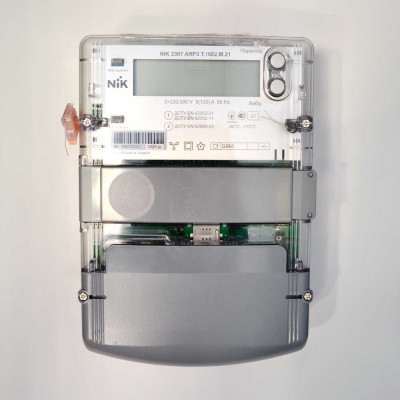 Лічильник електроенергії НІК 2307 ARP3T 1602.МС.21  5-120А + GSM модуль + реле навантаження